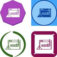 Phishing Password Icon Design vector