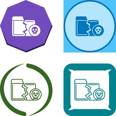 Infected Files Icon Design