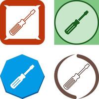 Screw driver Icon Design vector