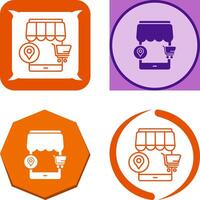 Pin Icon Design vector