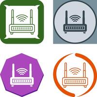 Wifi Router Icon Design vector