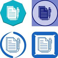 Document Icon Design vector