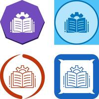 Open Book Icon Design vector