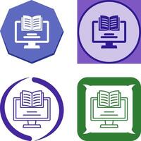 Monitor Icon Design vector