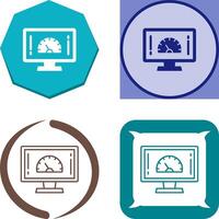Speed Test Icon Design vector