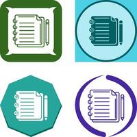 Write Icon Design vector