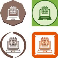 Timetable Icon Design vector