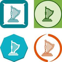 Harp Icon Design vector