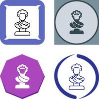 Statue Icon Design vector