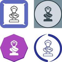 Statue Icon Design vector