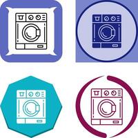 Washing Machine Icon Design vector