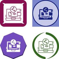 File Share Icon Design vector