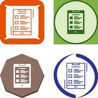 List Icon Design vector