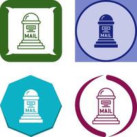 Mail Box Icon Design vector