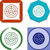 Goal Icon Design vector