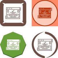 Complete Icon Design vector