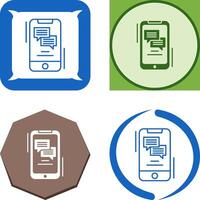 Text Icon Design vector