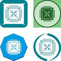 Minimize Icon Design vector