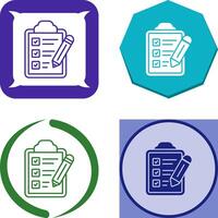 Checklist Icon Design vector
