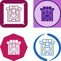Gift Box Icon Design vector