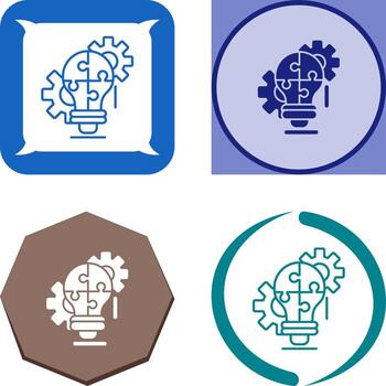 Problem Solving Icon Design vector