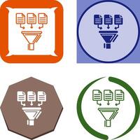 Data Collection Icon Design vector