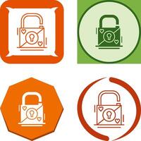 Padlock Icon Design vector