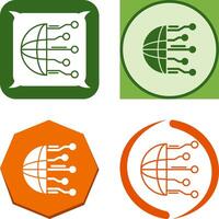 Network Icon Design vector