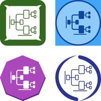 Chart Icon Design vector