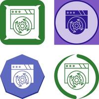 Update Icon Design vector