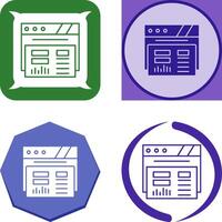 Dashboard Icon Design vector