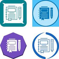 Journal Icon Design vector