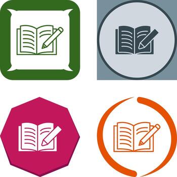 Write Icon Design vector