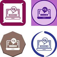 Digital Learning Icon Design vector