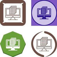 Document Icon Design vector