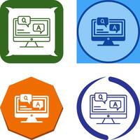 Faq Icon Design vector