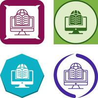 Learning Icon Design vector