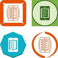 Online Test Icon Design vector