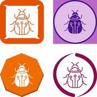 Bug Icon Design vector