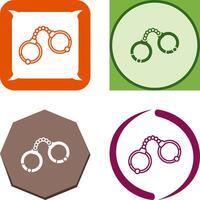 Handcuffs Icon Design vector