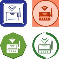 Wifi Router Icon Design vector