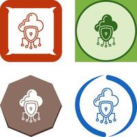 Data Protection Icon Design vector