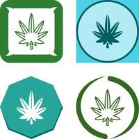 Weed Icon Design vector