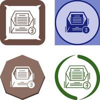 Emails Icon Design vector