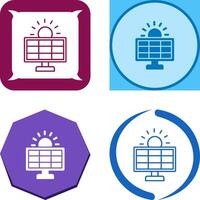 Solar System Icon Design vector