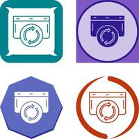 Refresh Icon Design vector
