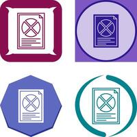 Pie Chart Icon Design vector