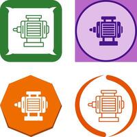 ELectric Motor Icon Design vector