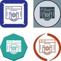 Magnet Icon Design vector