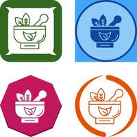 Ayurvedic Icon Design vector